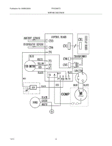 04 - Wiring Diagram parts for Frigidaire Air Conditioner FRA226ST210 from AppliancePartsPros.com