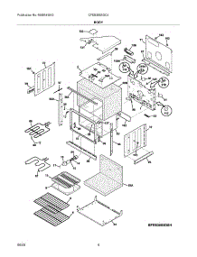 05 - Body parts for Frigidaire Oven CFEB30S5GC4 from AppliancePartsPros.com