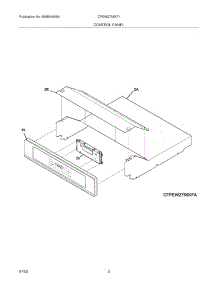 03 - Control Panel parts for Frigidaire Oven CPEW2785KF1 from AppliancePartsPros.com