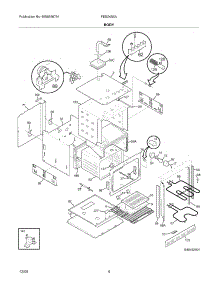 05 - Body parts for Frigidaire Oven FEB24S5ABF from AppliancePartsPros.com