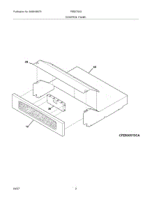 03 - Control Panel parts for Frigidaire Oven FEB27S5GCB from AppliancePartsPros.com