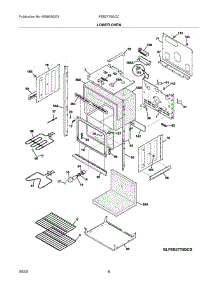 07 - Lower Oven parts for Frigidaire Oven FEB27T5GCC from AppliancePartsPros.com