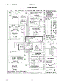 12 - Wiring Diagram parts for Frigidaire Oven FEB27T5GCC from AppliancePartsPros.com