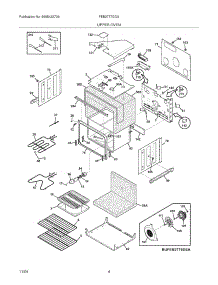 05 - Upper Oven parts for Frigidaire Oven FEB27T7DCA from AppliancePartsPros.com