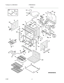 05 - Body parts for Frigidaire Oven CFEB30S5DC3 from AppliancePartsPros.com