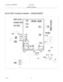 04 - Wiring Diagram parts for Frigidaire Air Conditioner LRA12HZU210 from AppliancePartsPros.com