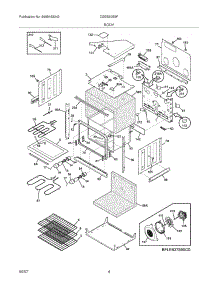 05 - Body parts for Frigidaire Oven CGEB30S9FS2 from AppliancePartsPros.com