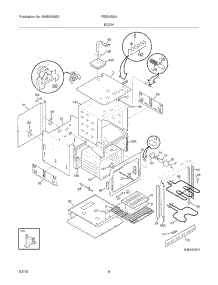 05 - Body parts for Frigidaire Oven FEB24S5ABE from AppliancePartsPros.com