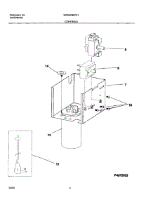 05 - Controls parts for Frigidaire Air Conditioner WAA053M7A1 from AppliancePartsPros.com