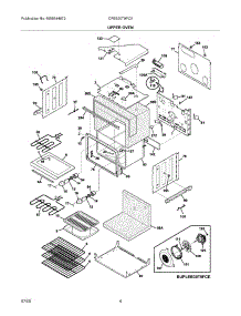 05 - Upper Oven parts for Frigidaire Oven CPEB30T9FC5 from AppliancePartsPros.com