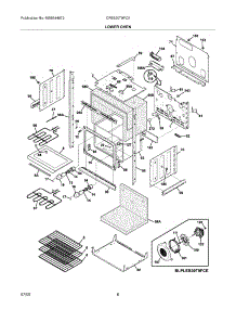 07 - Lower Oven parts for Frigidaire Oven CPEB30T9FC5 from AppliancePartsPros.com