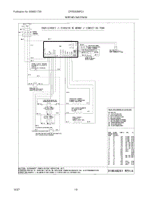 10 - Wiring Diagram parts for Frigidaire Oven CPEB30S9FC4 from AppliancePartsPros.com