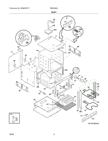 05 - Body parts for Frigidaire Oven FEB24S5ABD from AppliancePartsPros.com