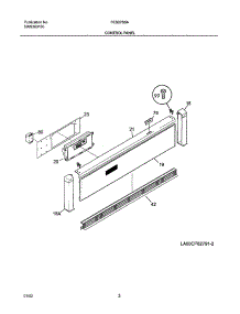 03 - Control Panel parts for Frigidaire Oven FEB27S5ASA from AppliancePartsPros.com