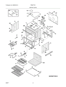 05 - Upper Oven parts for Frigidaire Oven FEB27T5DBE from AppliancePartsPros.com