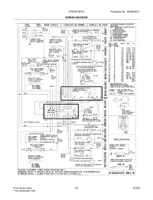 15 - Wiring Diagram parts for Frigidaire Oven CPEB30T9FC5 from AppliancePartsPros.com