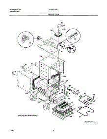 05 - Upper Oven parts for Frigidaire Oven FEB27T5ABA from AppliancePartsPros.com