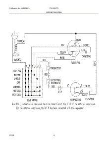 04 - Wiring Diagram parts for Frigidaire Air Conditioner FRA182MT20 from AppliancePartsPros.com
