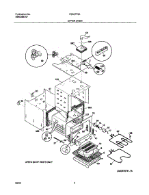 05 - Upper Oven parts for Frigidaire Oven FEB27T5ABB from AppliancePartsPros.com