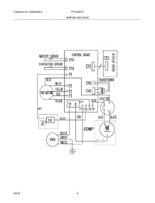 04 - Wiring Diagram parts for Frigidaire Air Conditioner FRA226ST20 from AppliancePartsPros.com