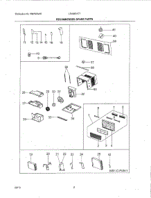 03 - Recommended Spare Parts parts for Frigidaire Air Conditioner LRA087AT73 from AppliancePartsPros.com