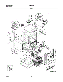 05 - Body parts for Frigidaire Oven FEB24S5AQA from AppliancePartsPros.com