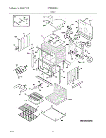 05 - Body parts for Frigidaire Oven CFEB30S5DC4 from AppliancePartsPros.com