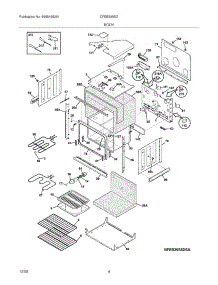 05 - Body parts for Frigidaire Oven CFEB30S5DS2 from AppliancePartsPros.com