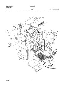 05 - Body parts for Frigidaire Oven FEB30S5ASB from AppliancePartsPros.com