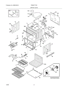 05 - Upper Oven parts for Frigidaire Oven FEB30T7FCB from AppliancePartsPros.com