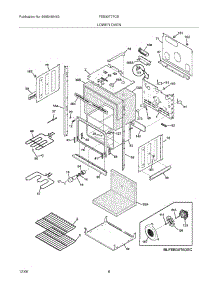 07 - Lower Oven parts for Frigidaire Oven FEB30T7FCB from AppliancePartsPros.com