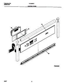 02 - Control Panel parts for Frigidaire Oven FEB386CESC from AppliancePartsPros.com