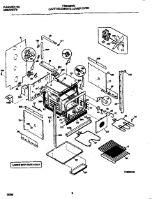 04 - Lower Body parts for Frigidaire Oven FEB398WECC from AppliancePartsPros.com