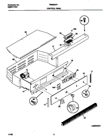 02 - Control Panel parts for Frigidaire Oven FEB500CFB4 from AppliancePartsPros.com