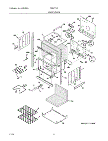 07 - Lower Oven parts for Frigidaire Oven FEB27T5DBC from AppliancePartsPros.com