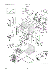 05 - Body parts for Frigidaire Oven FEB27S7FCB from AppliancePartsPros.com