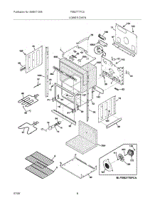 07 - Lower Oven parts for Frigidaire Oven FEB27T7FCA from AppliancePartsPros.com