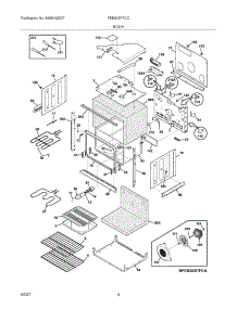 05 - Body parts for Frigidaire Oven FEB30S7FCC from AppliancePartsPros.com