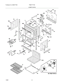 07 - Lower Oven parts for Frigidaire Oven FEB27T7FCB from AppliancePartsPros.com