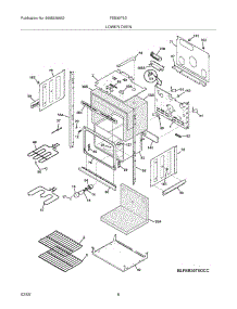 07 - Lower Oven parts for Frigidaire Oven FEB30T5DBG from AppliancePartsPros.com