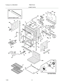07 - Lower Oven parts for Frigidaire Oven FEB30T6DCA from AppliancePartsPros.com