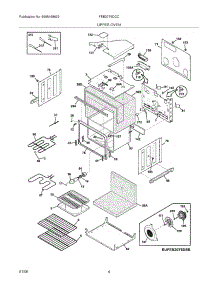05 - Upper Oven parts for Frigidaire Oven FEB30T6DCC from AppliancePartsPros.com