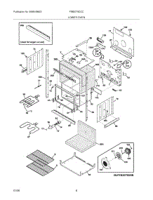 07 - Lower Oven parts for Frigidaire Oven FEB30T6DCC from AppliancePartsPros.com