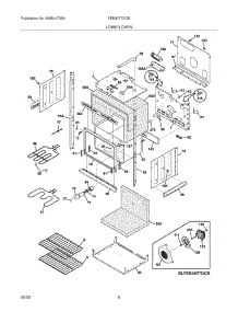 07 - Lower Oven parts for Frigidaire Oven FEB30T7DCB from AppliancePartsPros.com