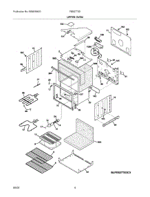 05 - Upper Oven parts for Frigidaire Oven FEB27T5DSF from AppliancePartsPros.com