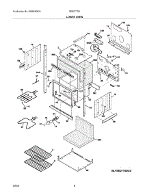 07 - Lower Oven parts for Frigidaire Oven FEB27T5DSF from AppliancePartsPros.com