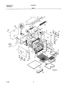 05 - Body parts for Frigidaire Oven FEB30S5ABA from AppliancePartsPros.com