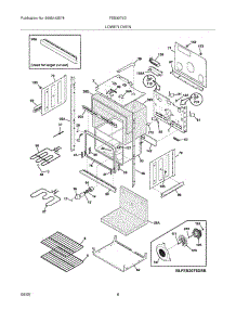 07 - Lower Oven parts for Frigidaire Oven FEB30T6DSB from AppliancePartsPros.com