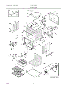 05 - Upper Oven parts for Frigidaire Oven FEB30T7DCC from AppliancePartsPros.com