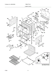 07 - Lower Oven parts for Frigidaire Oven FEB30T7DCC from AppliancePartsPros.com